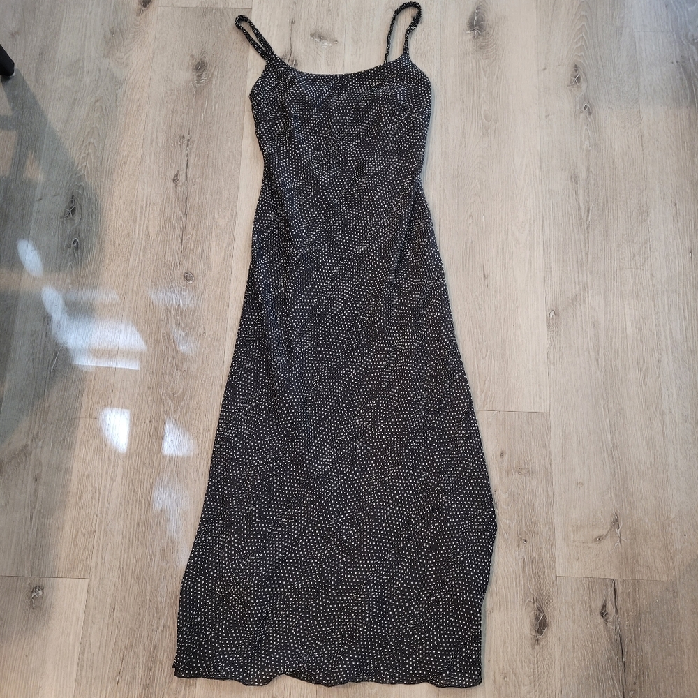 Charlotte Russe Polka Dot Midi Sleeveless Dress Size 3